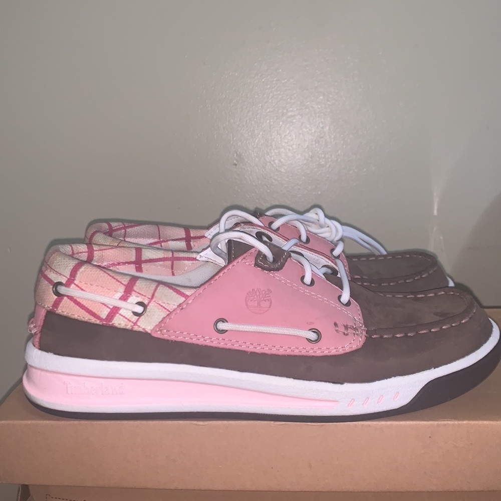 Timberland WMN'S Classic 2-EYE Suede BOAT SHOES ! | Size 8 women | Brwn/Rse